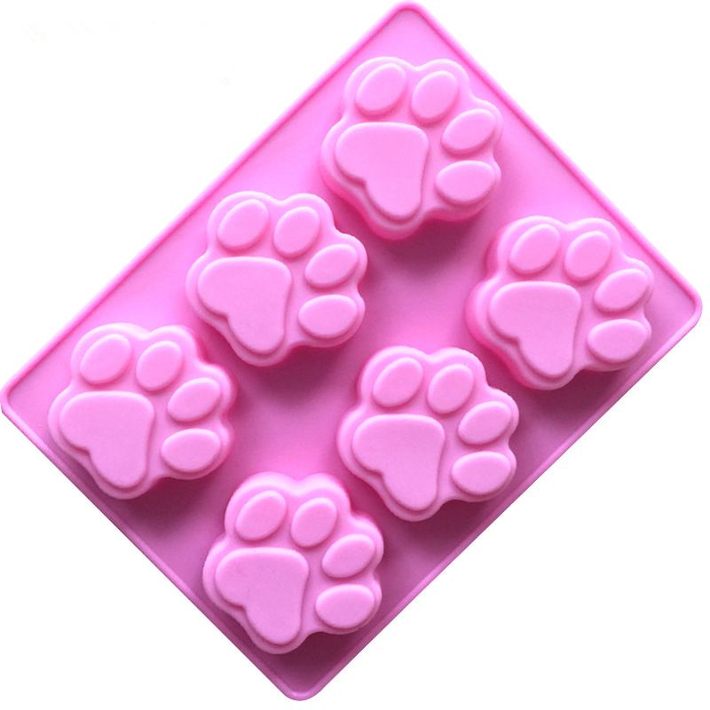 Pink 3D Sugar Craft Mold Cake Fondant Chocolate Cat Baking Silicone New Cookie 