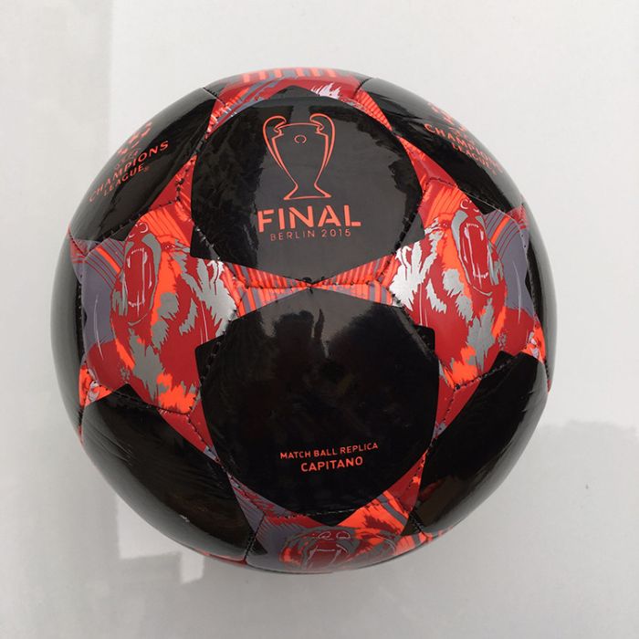 2020 Authentic Ads 2016 The Champions League Football Final Milano Size 5 Red And Black Pu Glossy Match Training Soccer Ball From Lazio0309 36 19 Dhgate Com