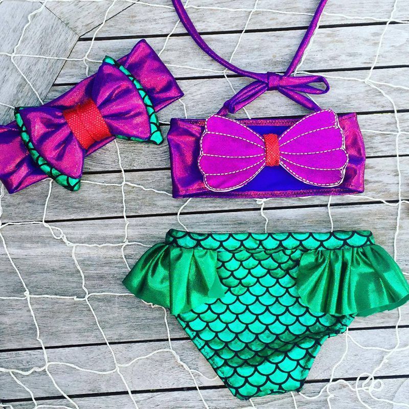 4t mermaid bathing suit