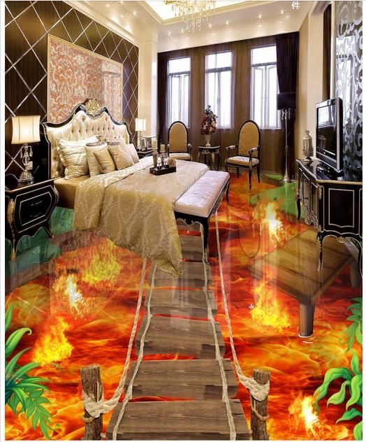 Wholesale 3d Wallpaper Custom 3d Flooring Painting Wallpaper