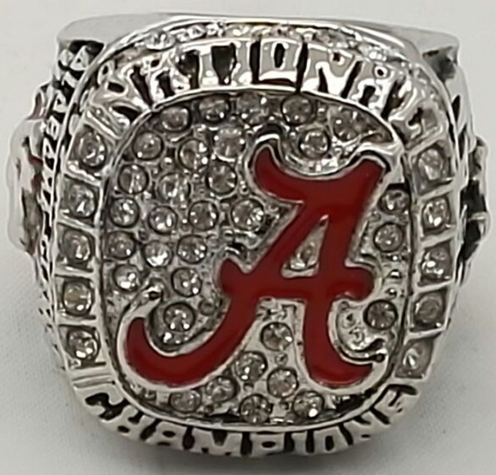 alabama national championship rings
