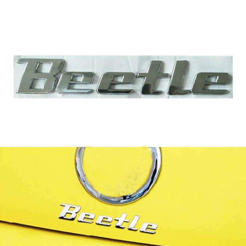 3D Chrome Metal Beetle Sticker Emblem Badge Logo Decal Para Volkswagen VW  Beetle TDI TSI Tronco Trasero Auto Car Styling Accesorios De 14,61 € |  DHgate