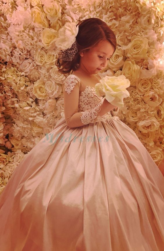 rose pink girls dress
