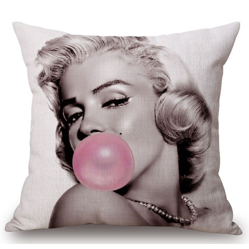 Tapestry Cushion Covers in  Marilyn Monroe & Audrey Hepburn Also Filled Cushion 