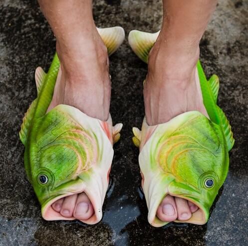 fish flip flops