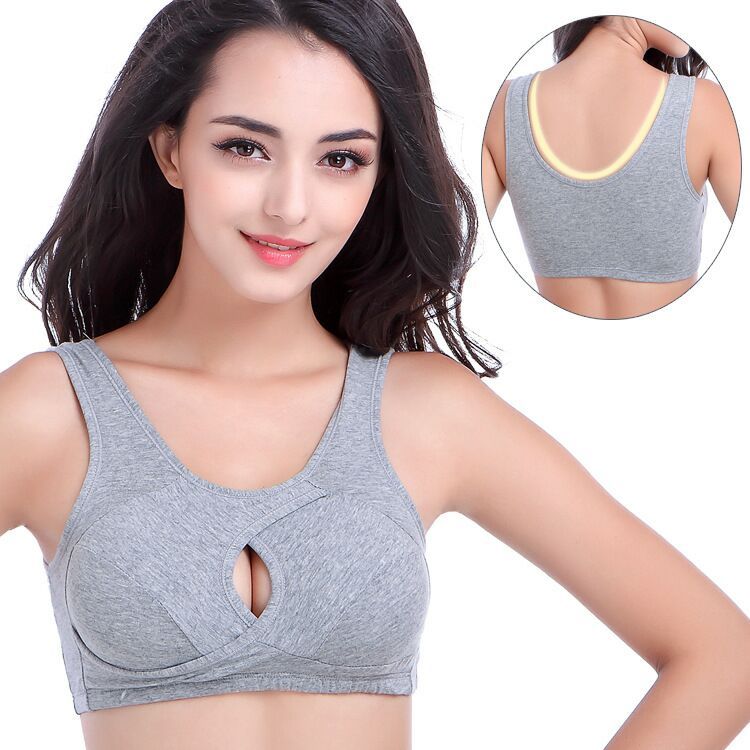 pure cotton sports bra