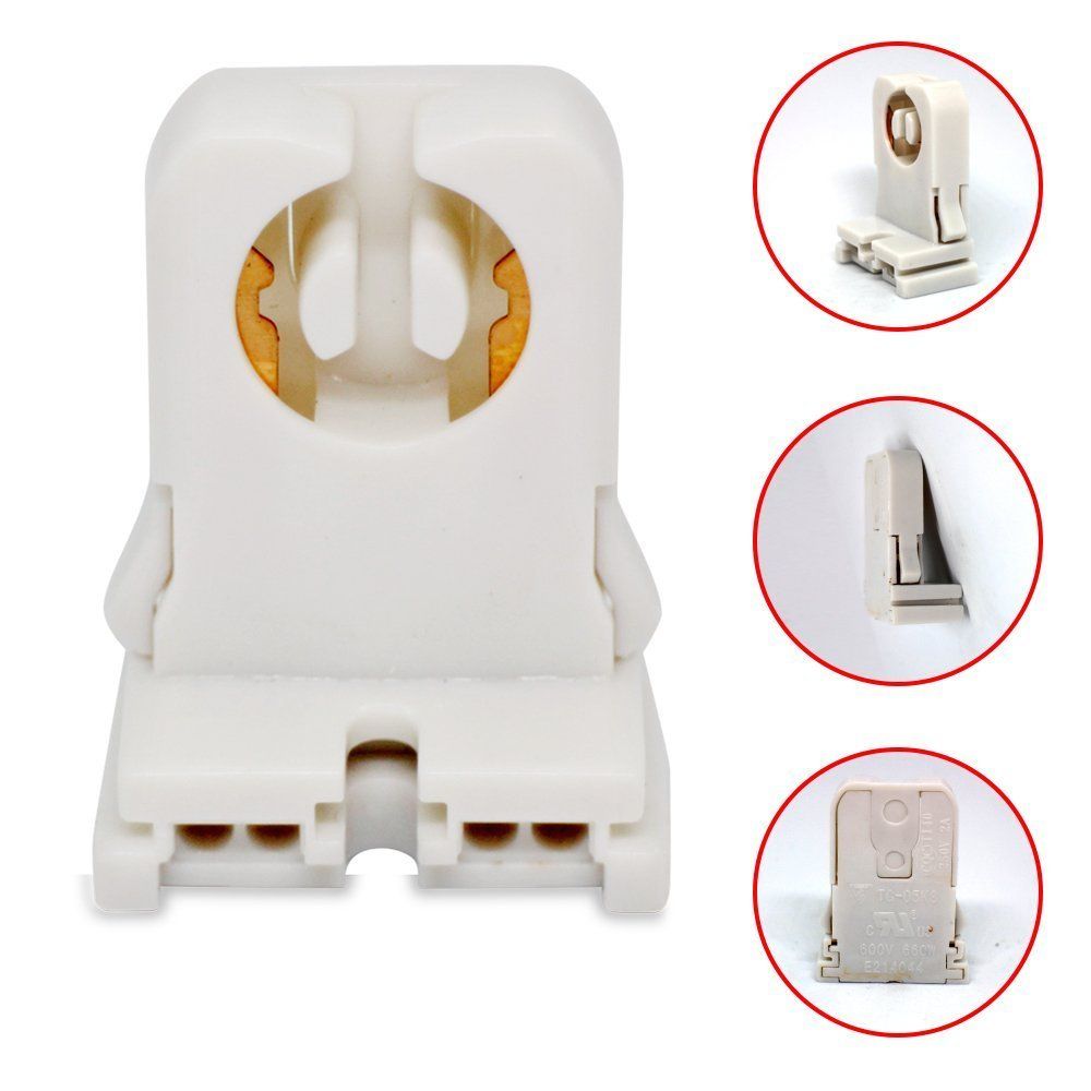 2019 Ul Listed Non Shunted T8 Lamp Holder Ruixin Socket Tombstone 2019 Ul Listed Non Shunted T8 Lamp