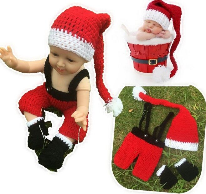 santa dress for newborn baby