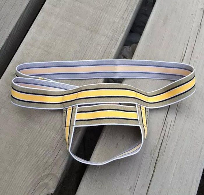 Mens Underwear Cremaster Scrotal Support Varicoceles G Strings T Thong