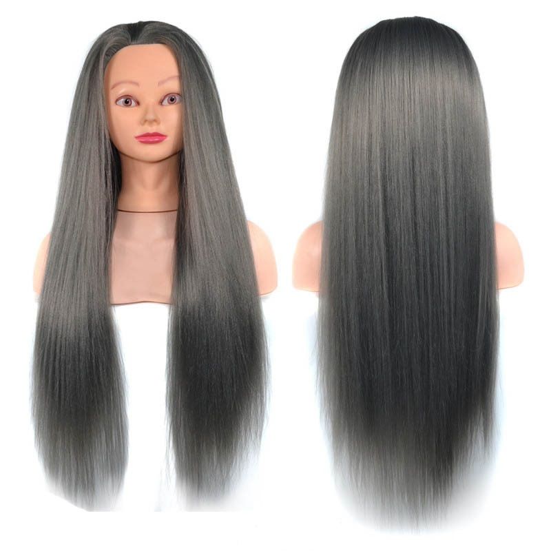 mannequin head with hair for braiding