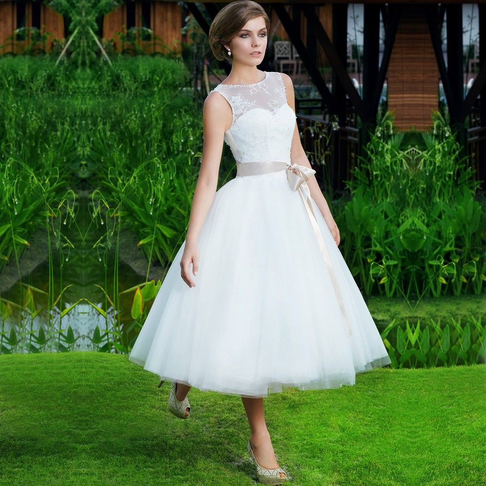 tea length princess dress