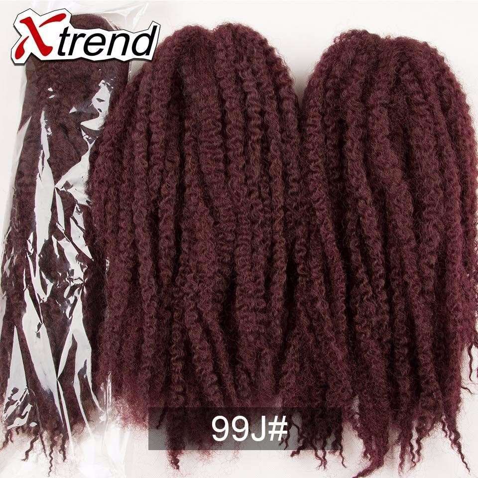Xtrend Hot 18 Afro Kinky Marley Braiding Hair Beauty Multi Color