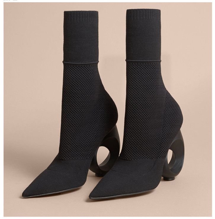 stocking ankle boots