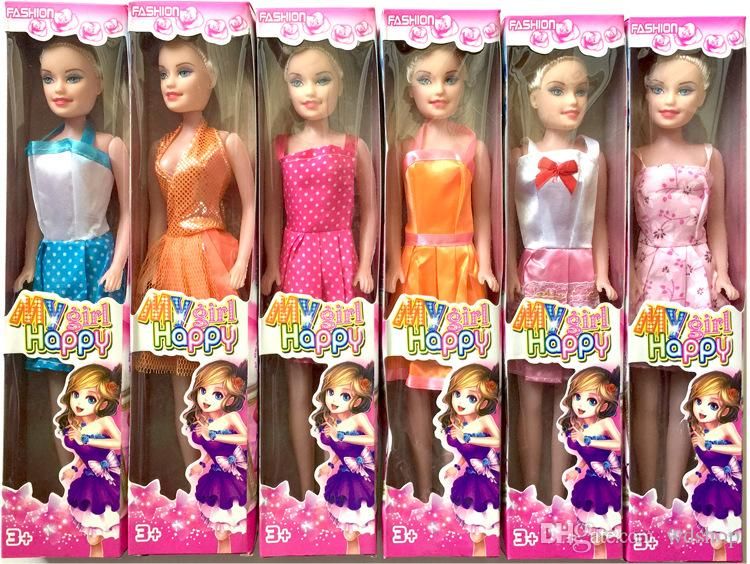 NEW Mini Princess Barbie Doll Baby Dolls Kids Cartoon Toys For Children  Girl Doll Brinquedos Meninas With Box