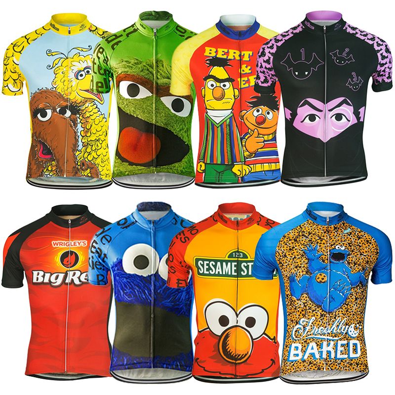 cartoon cycling jersey