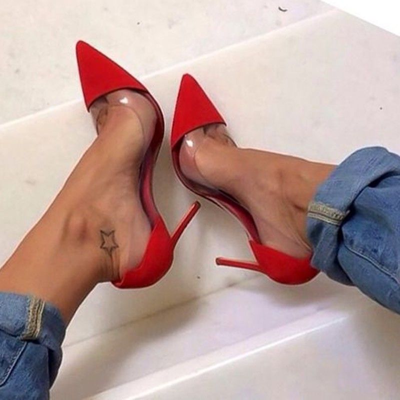 high heel pointed toe pumps
