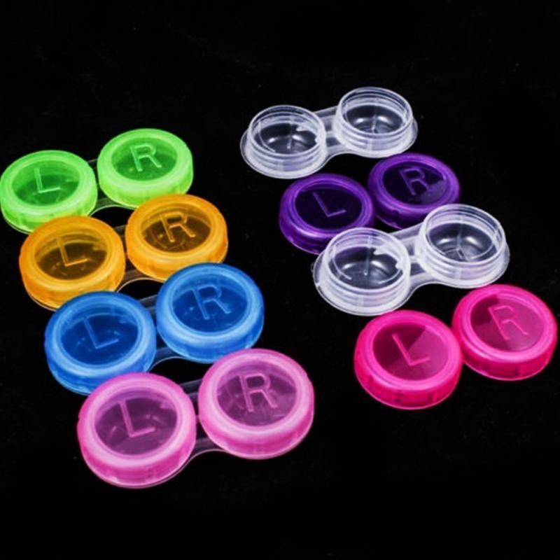 Colorful Case Contact Lenses Box Contact Lens Case,Glasses Color Double