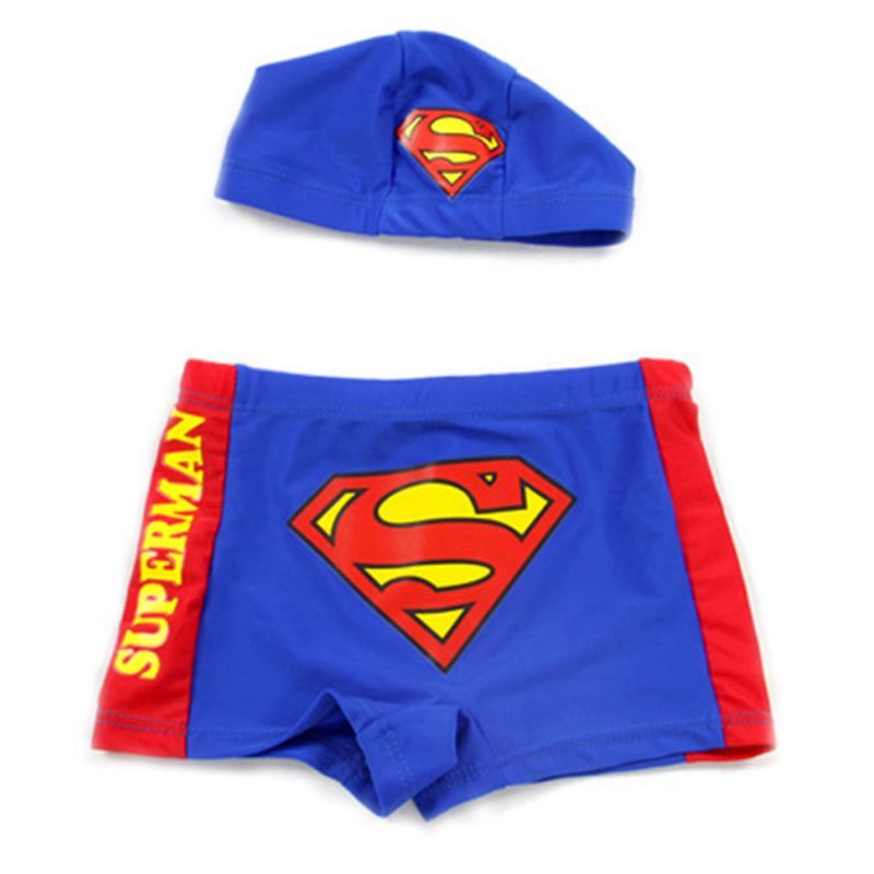 Niños de dibujos animados de Superman para niños Trajes de baño con gorras para bebés, niños, Niños de dibujos animados de Superman para niños Trajes de baño con gorras para bebés, niños,