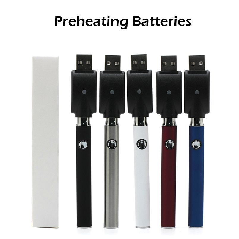 CE3 BUD Preheat Battery With Wireless USB Charger 350mAh Preheating VV Batteries 510 Threading