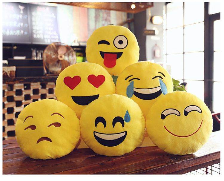 emoji plush doll