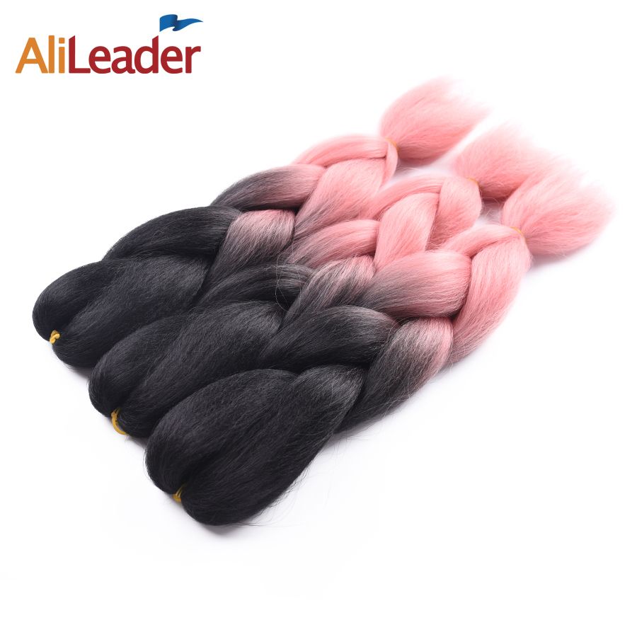 24Inch 100g Synthetic Braiding Hair Two Tone Ombre Xpressions Kanekalon