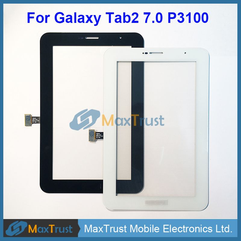 Discount Top Quality 7.0 For Samsung Galaxy Tab 2 P3100 GT P3100 Touch  Screen Digitizer Front Glass Panel Sensor Black White Color From China |  DHgate.Com
