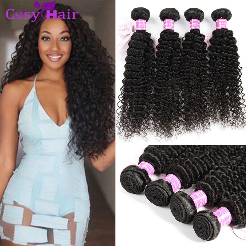Malaysian Kinky Curly Virgin Hair 3 Or 4 Bundles Malaysian Curly