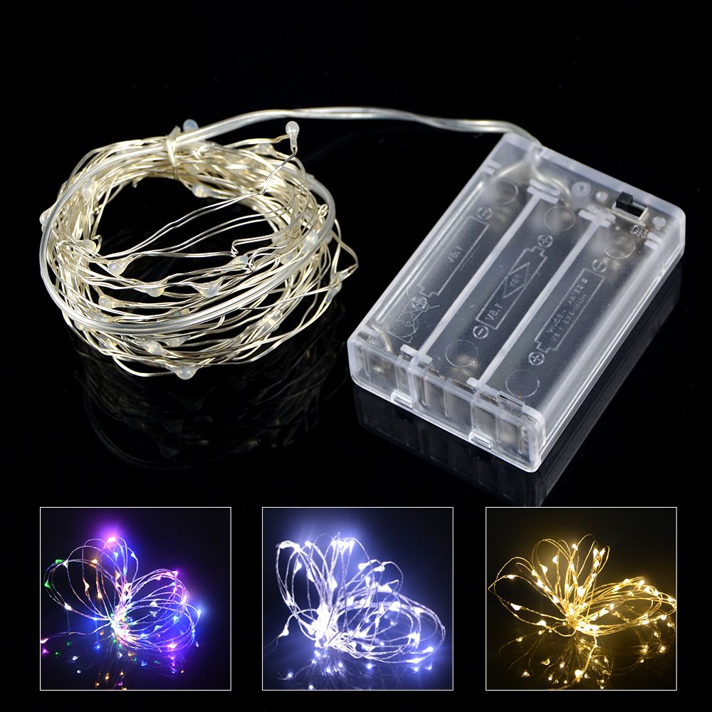 2M 3M 5M 10M LED Copper Wire String Fairy Light Strip Lamp Xmas Party Waterproof