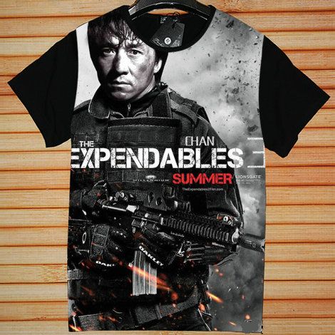 Expendables III Graphic Cotton T Shirt Short /& Long Sl