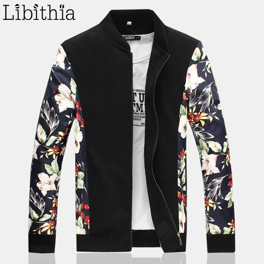 jaqueta masculina floral