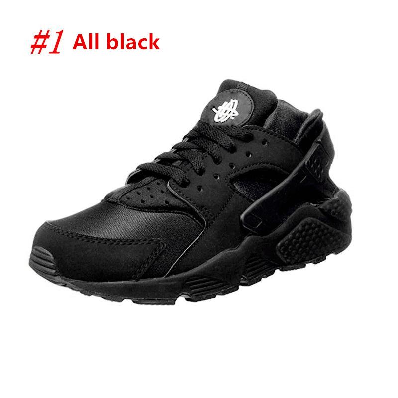 all black huaraches kids