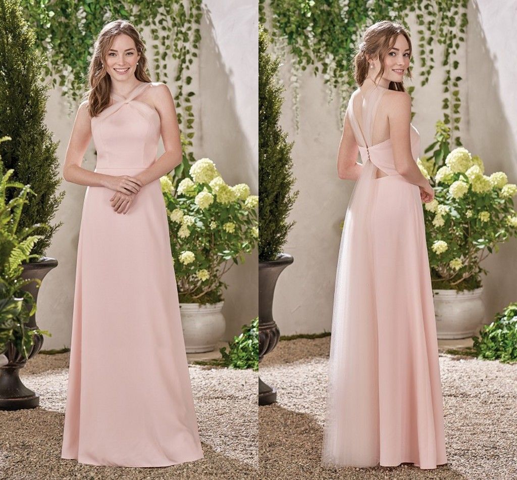 simple dress design for bridesmaid