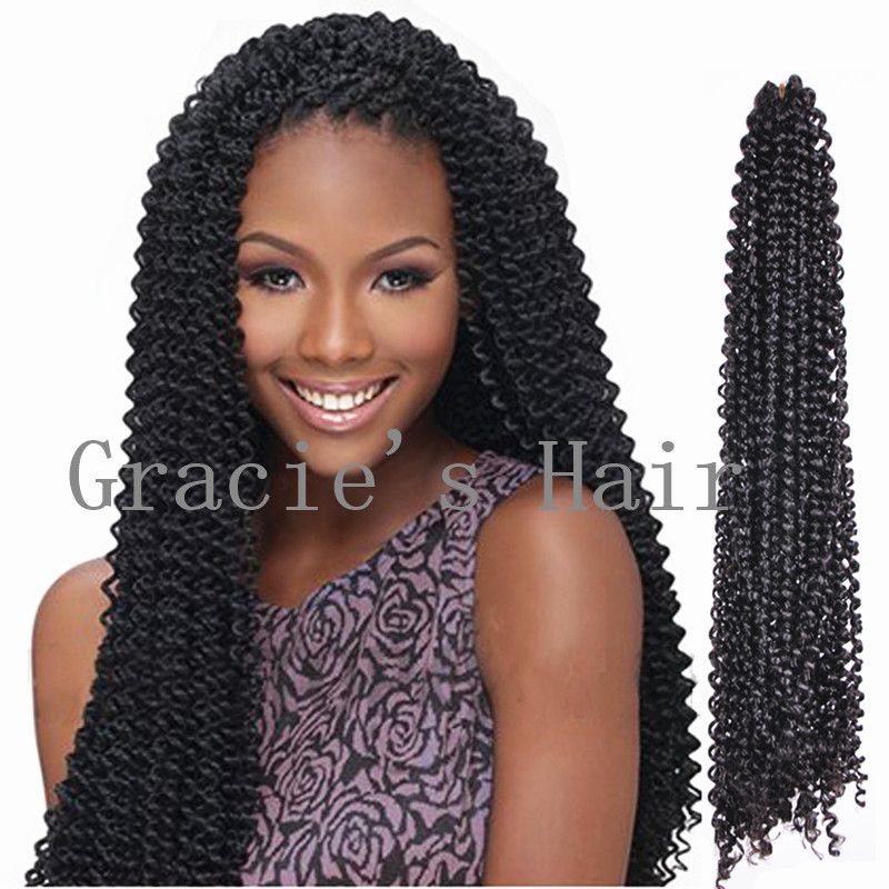 2020 Freetress Braids Kinky Curly Hair Extensios 18inch Freetress