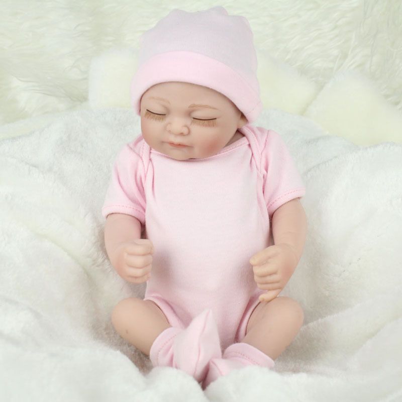 reborn baby girl eyes closed