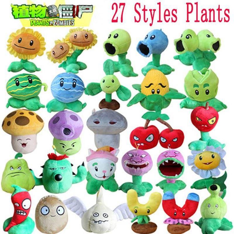 Plants Vs Zombies Plush Toys 13 20cm Plants Vs Zombies PVZ Plants Soft  Plush Stuffed Toys Doll Game Figure Toy For Kids From Anne_trade, $ |  
