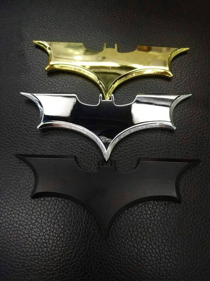 Etiqueta Engomada Del Palo 3D Cool Metal Bat Auto Logo Car Styling  Pegatinas De Coches Metal Batman Insignia Emblema De La Cola Calcomanía  Accesorios Del Coche De La Motocicleta Puerta Stikce De