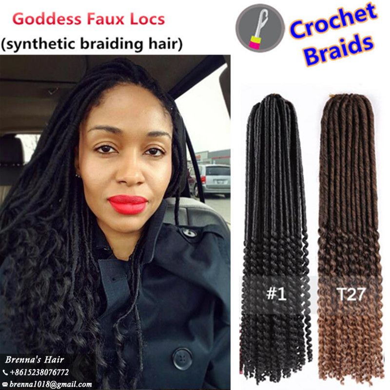 2019 20 18 Curly Faux Beautiful Goddess Faux Locs Tutorial Loc