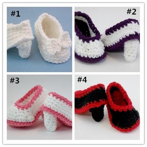 bota de croche infantil