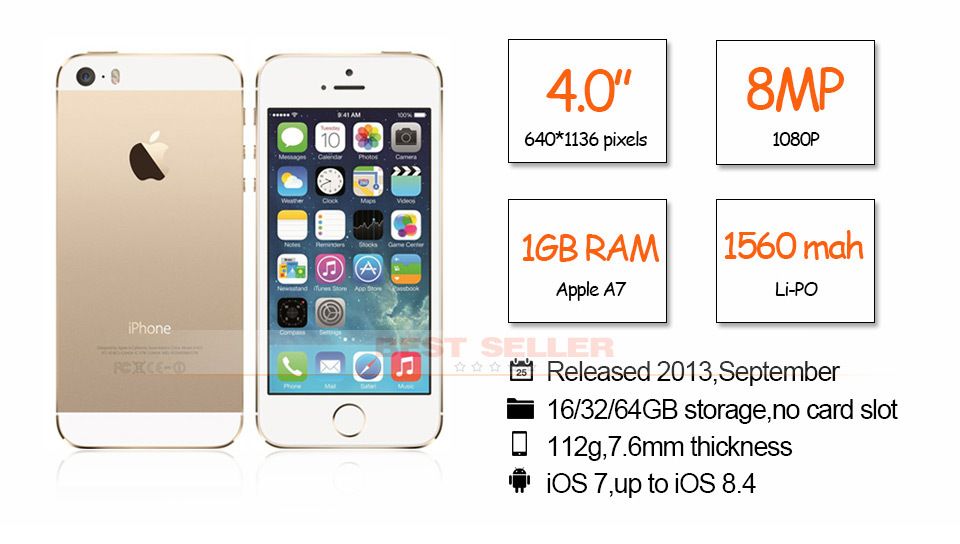 Hot Sale Apple Iphone 5s Mobile Phone Lte Dual Core 4 0 Inches 1g Ram 64gb Rom 8mp Ios Low Price Refurbished Phone From Tigerstay8 81 59 Dhgate Com