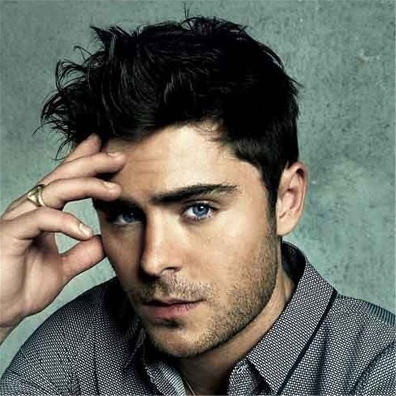 2019 Men Toupee 6x8 Inch Human Hair Full Lace Men S Wigs 6 Swiss