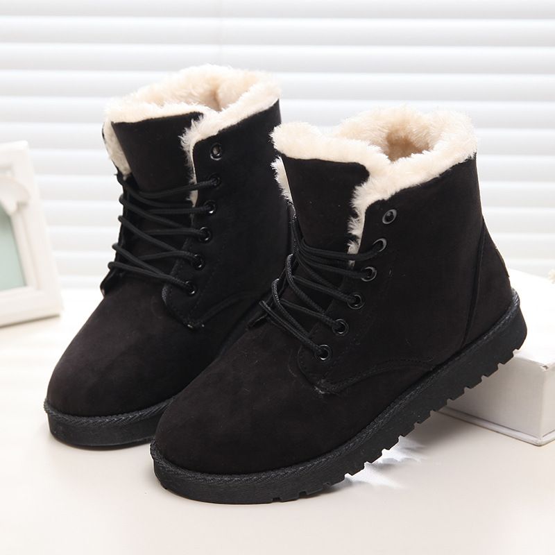 short fur boots