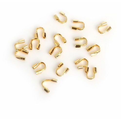 1000pcs wire protectors Wire Guard loops U shape accessories for jewelry 4mm