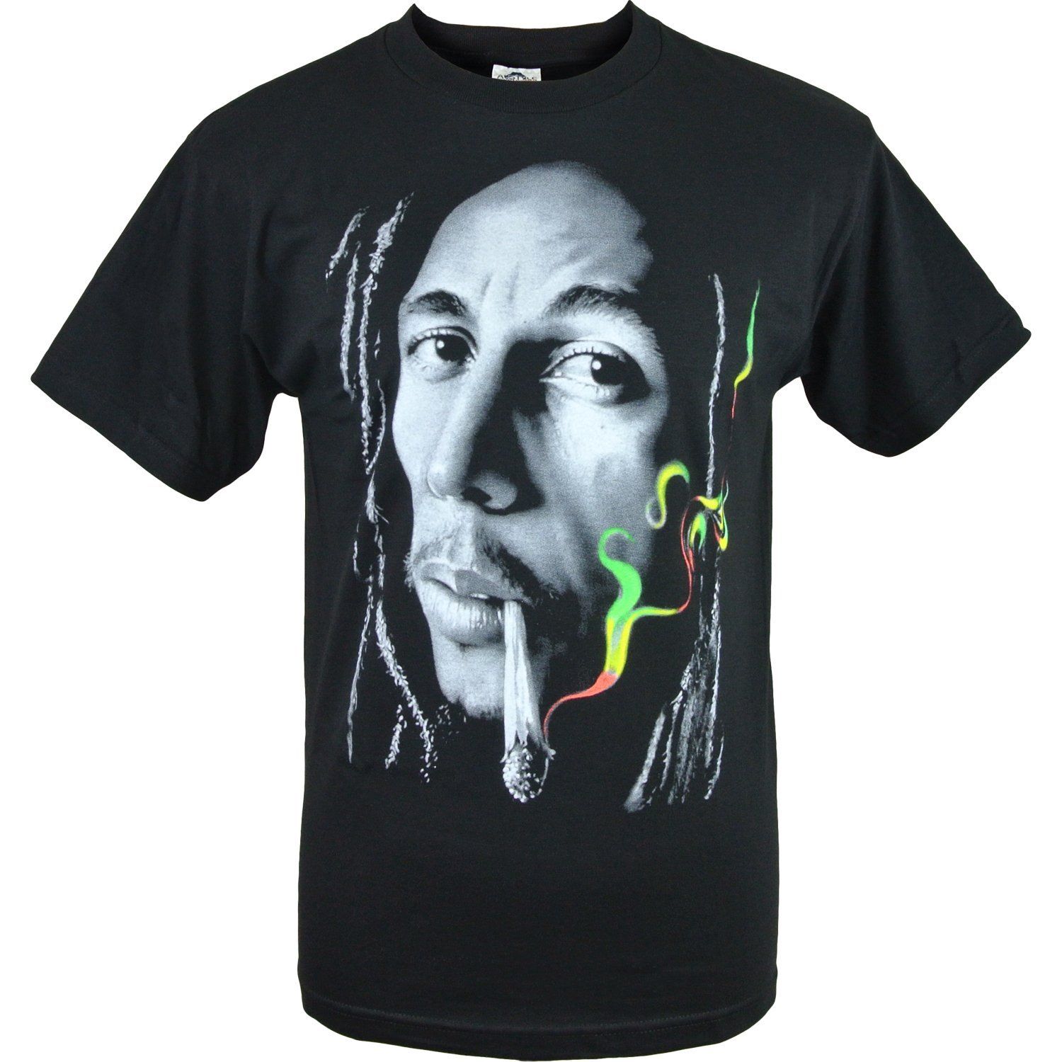 bob marley smoking shirt