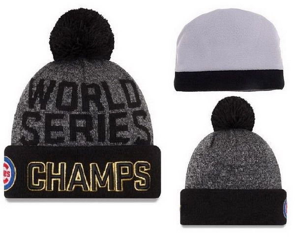 chicago cubs world series knit hat