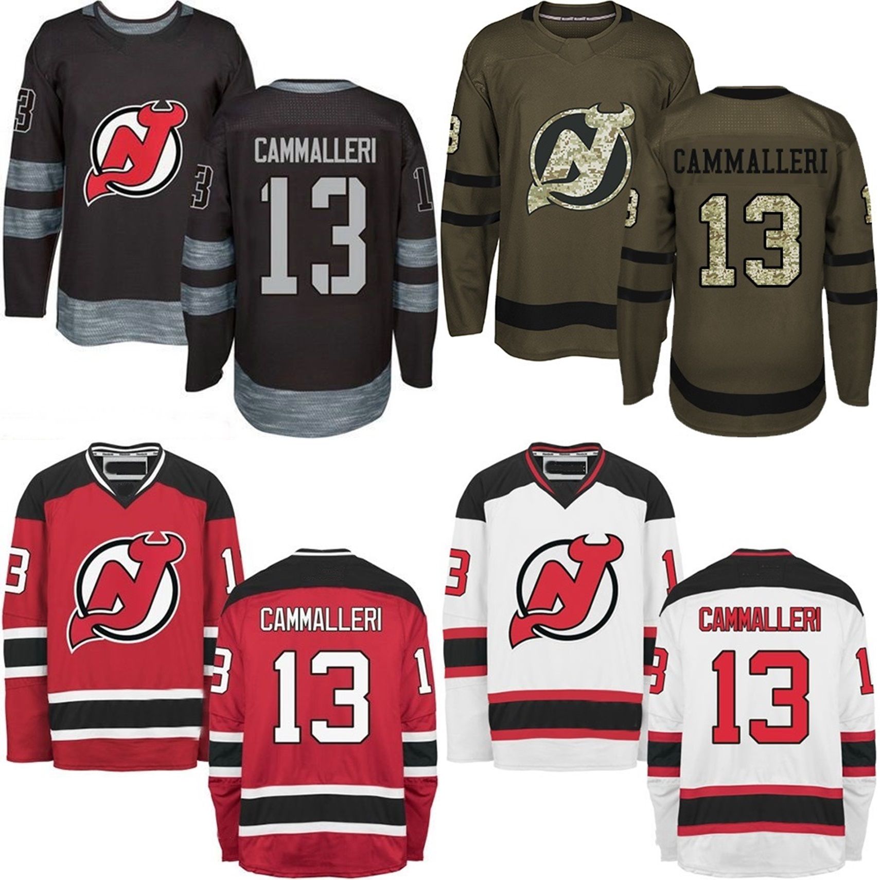 devils red and green jersey