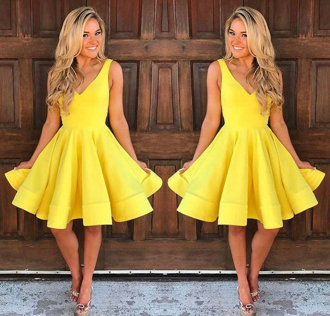 Vestidos de Fiesta Cortos de cuello alto, sin mangas, plateados, longitud  hasta la rodilla, 2021|Vestidos de cóctel| - AliExpress
