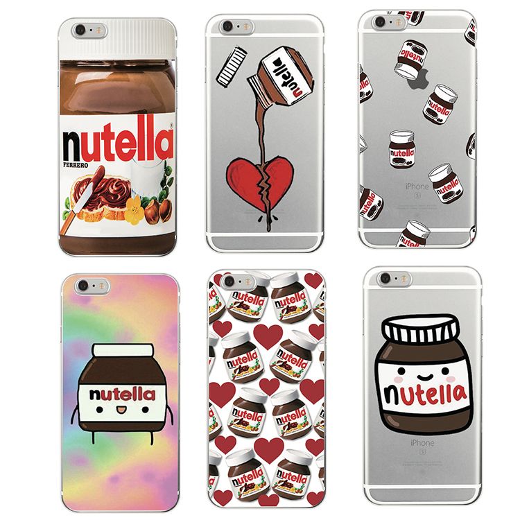 Italian Cute Nutella Chocolate Sauce Soft Cover Skin Transparent Soft Cases For Iphone 5 5s Se 6 6s Plus 7p 8 8plus X From Joancase17 0 Dhgate Com