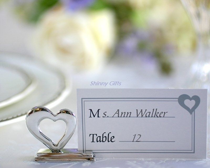 heart place card holders
