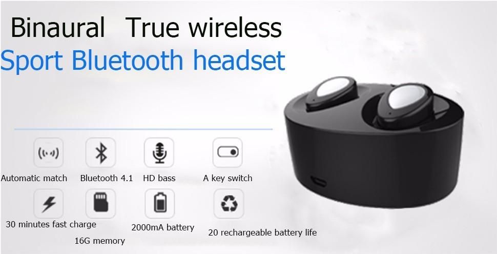 TWS K2 Wireless Bluetooth EarbudsEarpods Mini Twins True Earphones