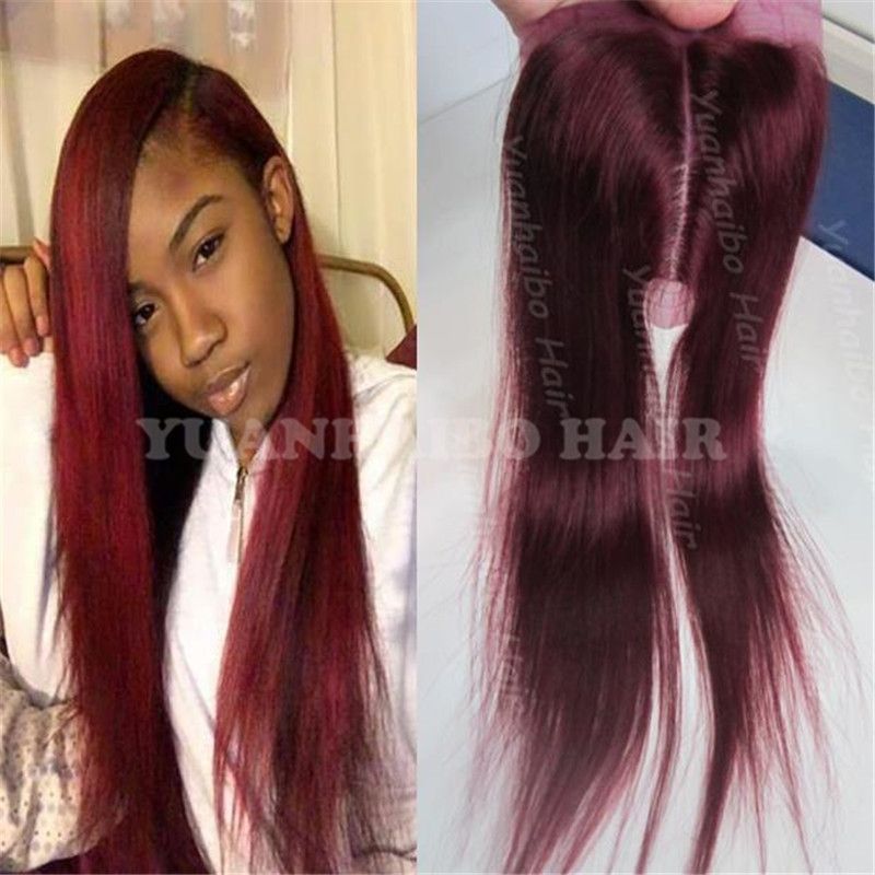 Cheap Best Price Burgundy Silky Straight Malaysian Virgin Hair 99j